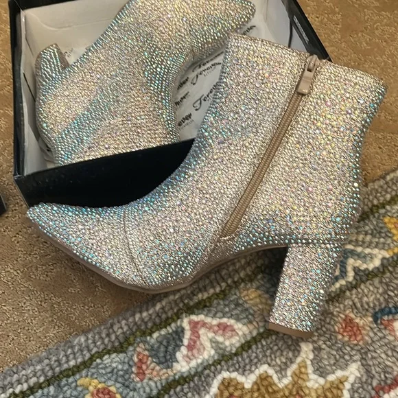 Brand new In box rhinestone booties - Picture 2 of 5